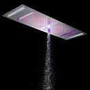 Ducha de Teto Embutir Spa Inox 90x30cm LED Bluetooth Stellar