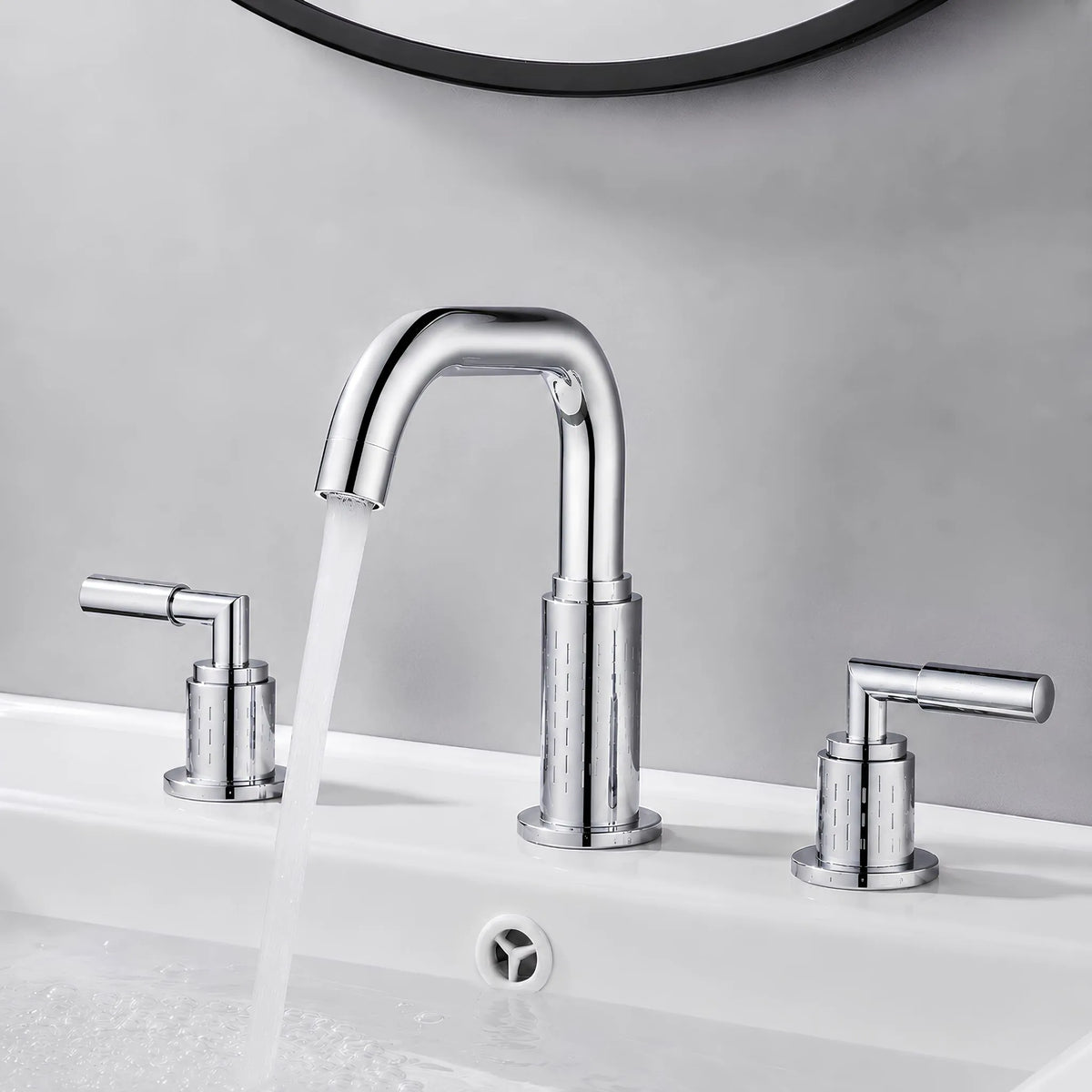 Torneira Para Banheiro Inox Misturador Duplocomando Lattice - Homedeccori