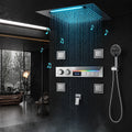 Ducha de Teto Inox 50x50 Spa Cascata LED Aquaville