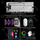 Ducha De Teto Embutir Inox 90x30 LED Bluetooth Spa Modena