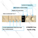 Ducha de Teto Embutir Inox 58x38 LED Bluetooth Atlas Spa