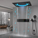 Ducha De Teto Embutir Inox 55x55 LED Bluetooth Spa Siena