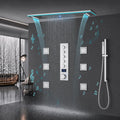 Ducha De Teto Embutir Inox 120x30 LED Bluetooth Spa Verona