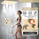 Ducha De Teto Spa Inox 40x40 Conjunto Completo Halo