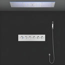 Ducha De Teto Spa Inox Aura Jet 90x30cm LED E Som | Homedeccori