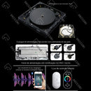 Ducha De Teto Embutir Inox 55x55 LED Bluetooth Spa Cremona
