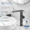 Torneira Para Banheiro Inox Monocomando Cascata Fluvia