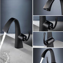 Torneira Para Banheiro Inox Monocomando Espiral Voluta