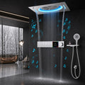 Ducha De Teto Embutir Inox 55x55 LED Bluetooth Spa Siena