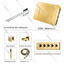 Ducha de Teto Embutir Spa Inox 58x38 LED Bluetooth Prime