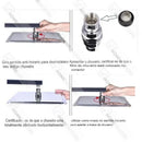 Chuveiro De Teto Inox Com LED Quadrado Spa VinoRain