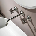 Torneira De Parede Para Banheiro Inox Duplocomando Luxor