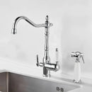 Torneira Gourmet Cozinha Inox Monocomando Vintage Catania