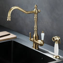 Torneira Gourmet Cozinha Inox Monocomando Vintage Catania