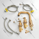 Torneira Para Banheiro Vintage Inox Duplocomando Savannah