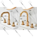 Torneira Para Banheiro Vintage Inox Duplocomando Savannah