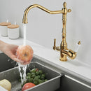 Torneira Gourmet Cozinha Inox Monocomando Vintage Catania
