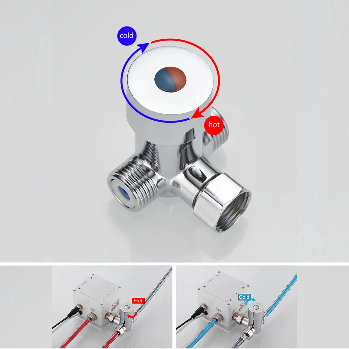 Torneira Automática Sensor Inox Para Banheiro Sensori - Homedeccori
