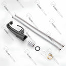 Torneira Para Banheiro Inox Monocomando Espiral Voluta