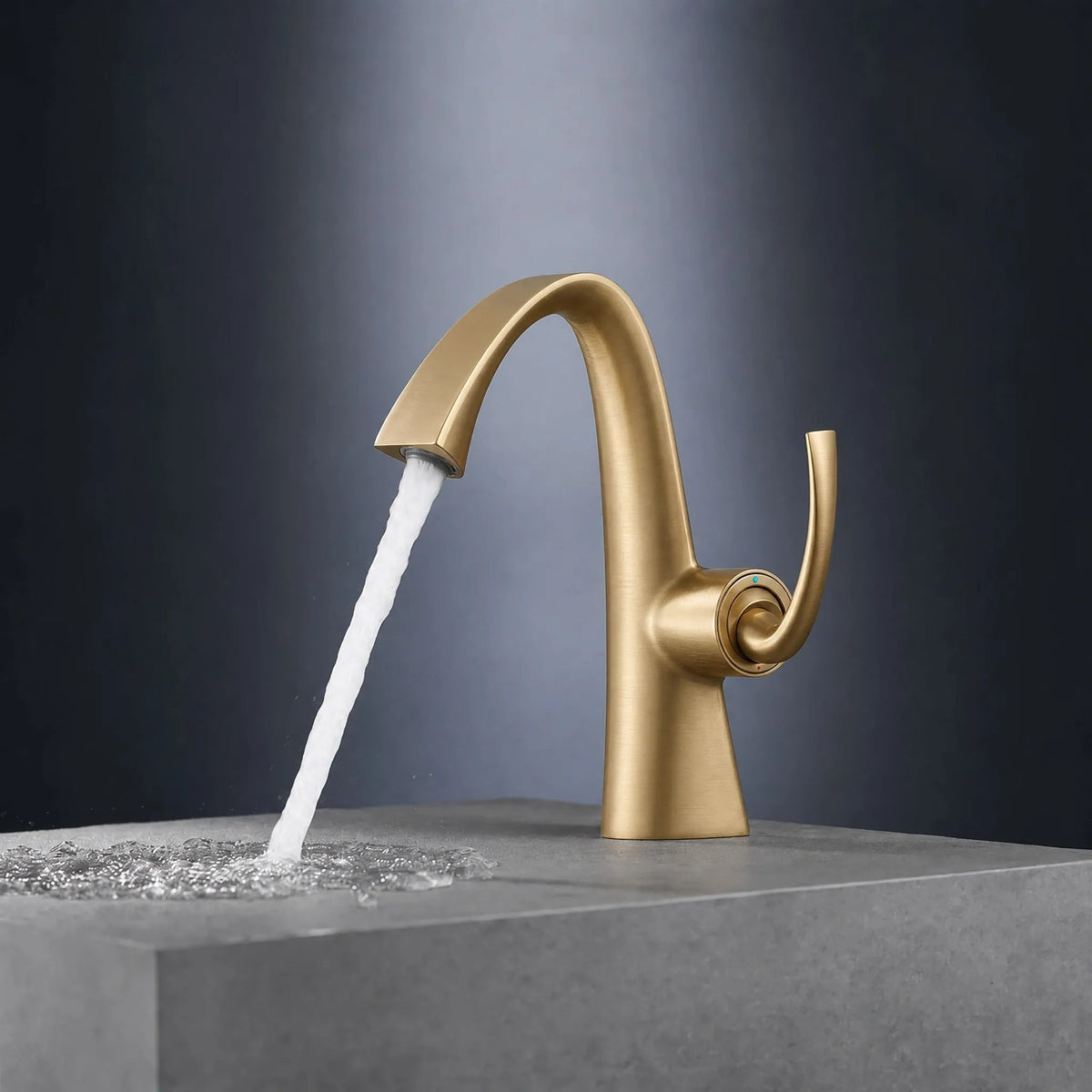 Torneira Para Banheiro Inox Monocomando Espiral Voluta - Homedeccori