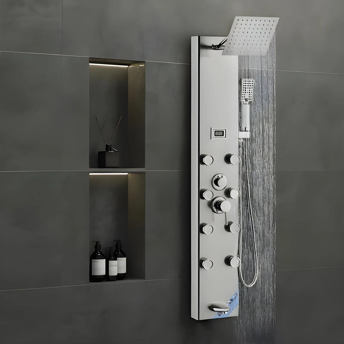 Ducha Vertical Com Hidro Spa Inox Jaguar | Importado dos EUA