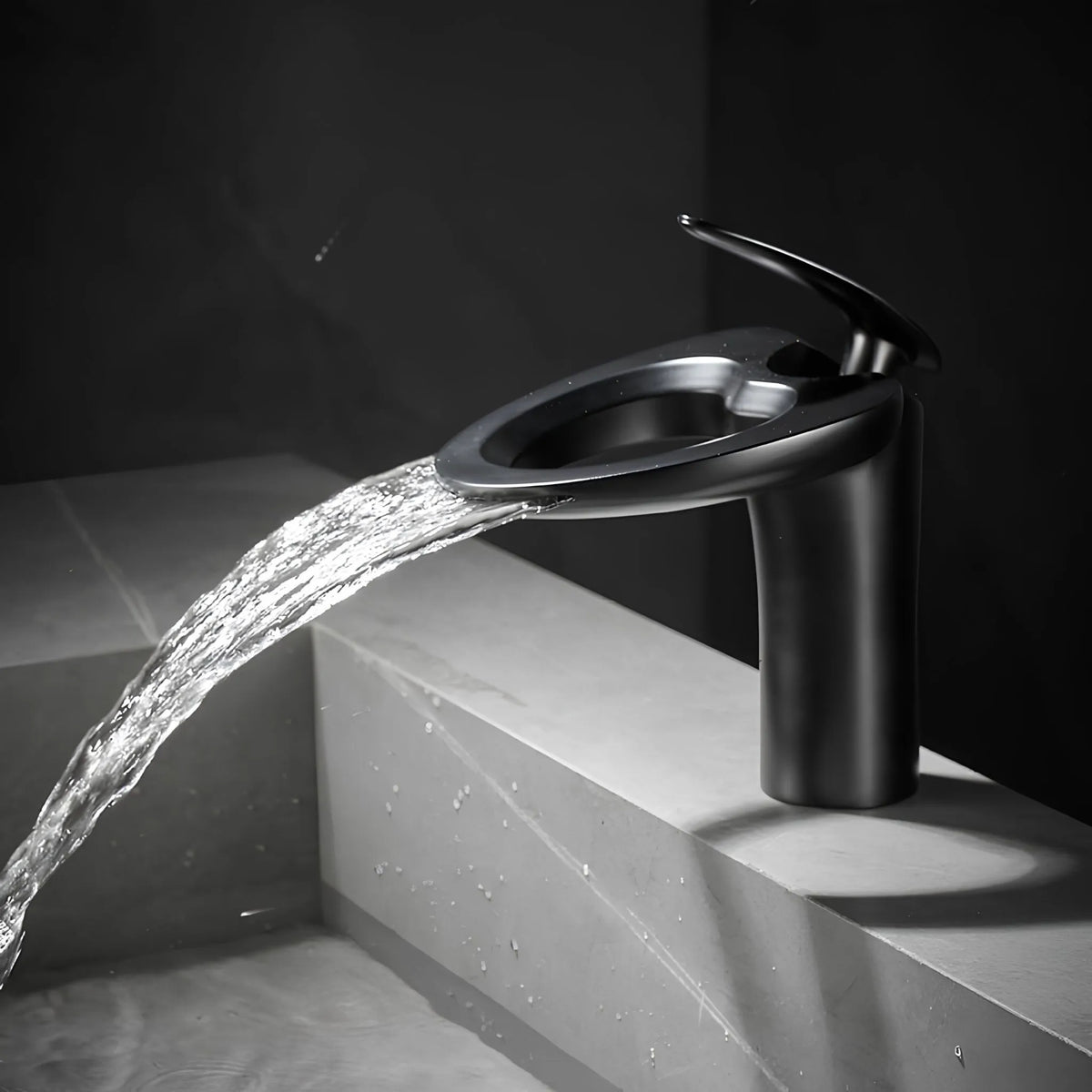 Torneira Para Banheiro Monocomando Inox Cascata Talonis