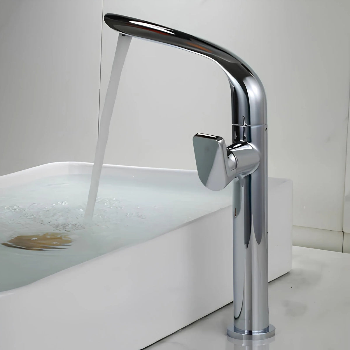 Torneira Para Banheiro Inox Monocomando Cascata Arcvel - Homedeccori