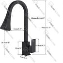 Torneira Gourmet Cozinha Inox Sensor Toque Extensível Nexus