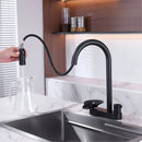 Torneira Gourmet Cozinha Inox Extensível Lavador Copos Rinsio