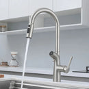 Torneira Gourmet Cozinha Inox Extensível Saída Filtro Fluxa