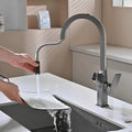 Torneira Gourmet Cozinha Inox Monocomando Dispenser Quartz