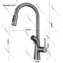 Torneira Gourmet Cozinha Inox Extensível Saída Filtro Fluxa