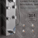 Ducha Vertical Com Hidro Spa Inox Jaguar | Importado dos EUA