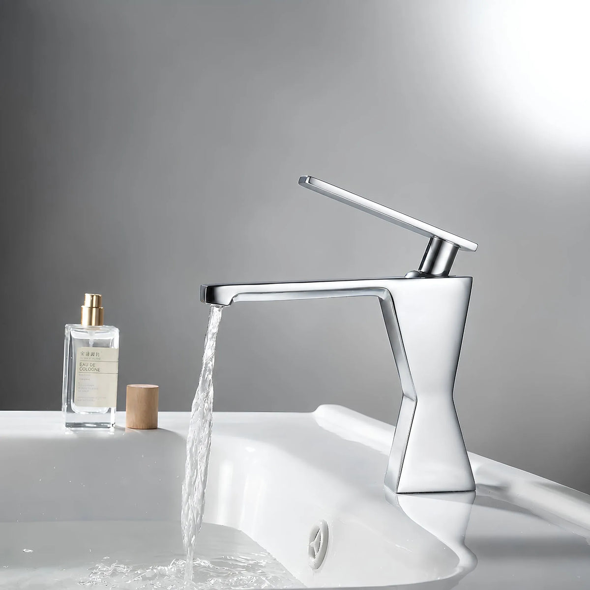 Torneira Para Banheiro Inox Misturador Monocomando Torino - Homedeccori