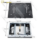 Chuveiro De Teto Embutir Cascata Inox LED Spa AquaLuminos