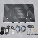 Chuveiro De Teto Embutir Cascata Inox LED Spa AquaLuminos