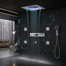 Ducha De Teto Embutir Inox 55x55 LED Bluetooth Spa Cremona
