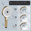 Ducha De Teto Embutir Inox 55x55 LED Bluetooth Spa Siena