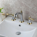 Torneira Para Banheiro Duplocomando Inox Cristal Diamantis