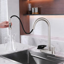 Torneira Gourmet Cozinha Inox Extensível Lavador Copos Rinsio