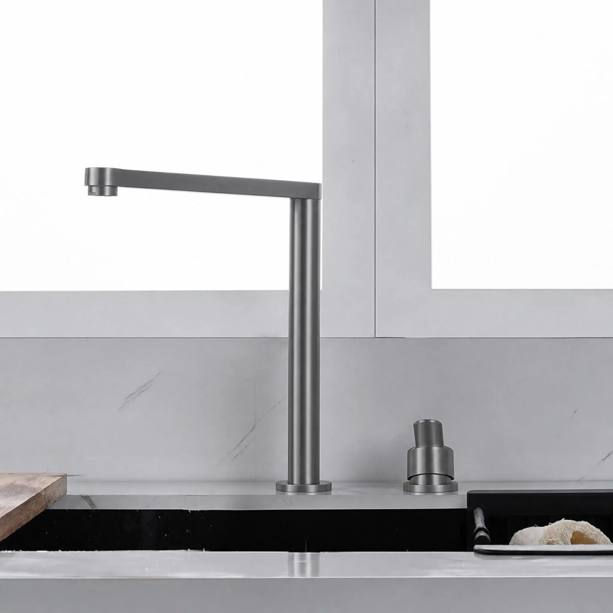 Torneira Gourmet Cozinha Inox Monocomando Retrátil Liftex - Homedeccori