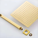 Chuveiro De Teto Inox Quadrado Dourado Ultraslim