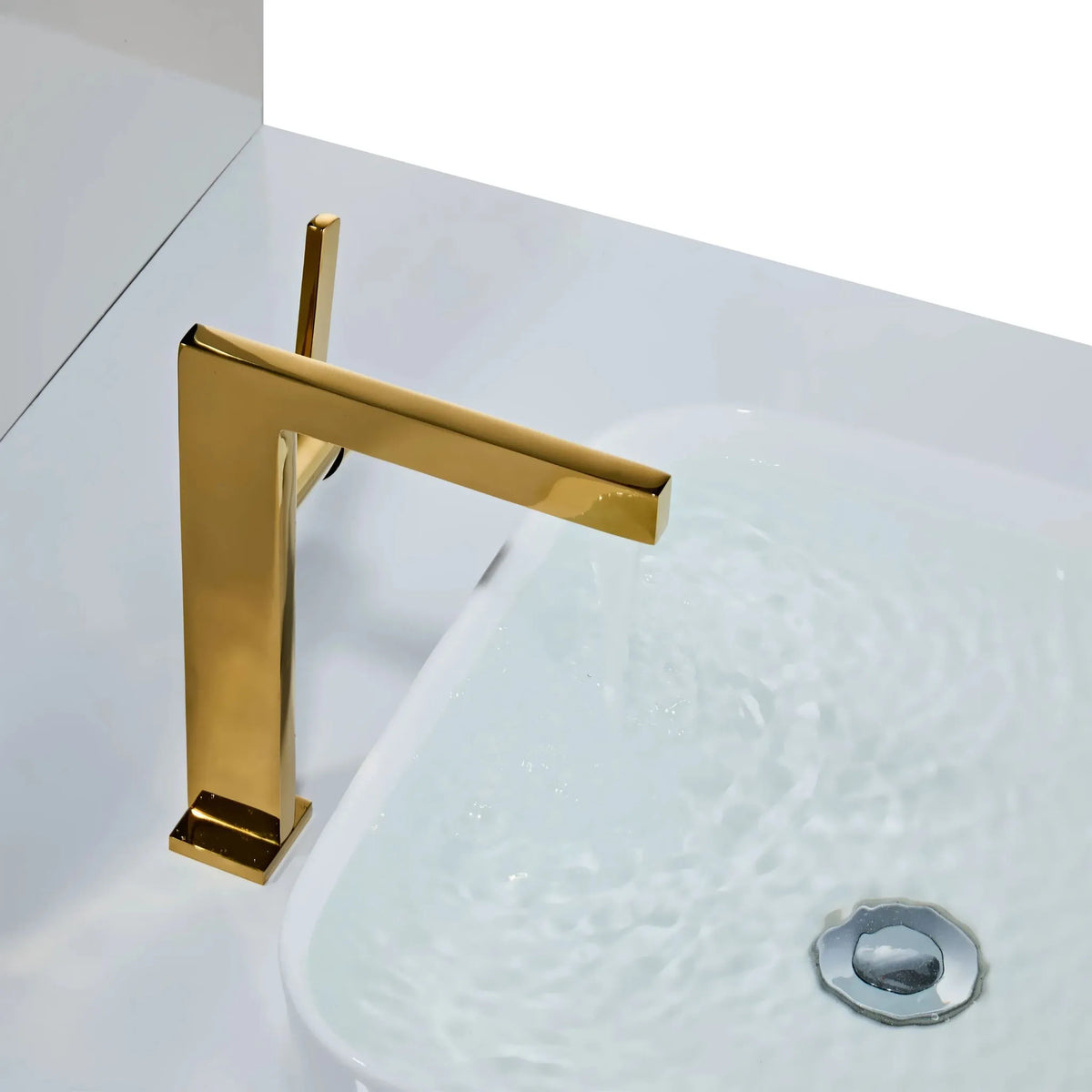 Torneira Para Banheiro Moderna Inox Monocomando Squaro - Homedeccori