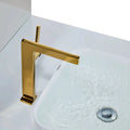 Torneira Para Banheiro Moderna Inox Monocomando Squaro