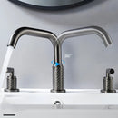 Torneira Para Banheiro Inox Misturador Duplocomando Lattice