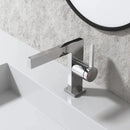 Torneira Para Banheiro Moderna Inox Monocomando Squaro