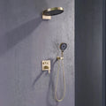 Ducha De Parede Spa Inox Jato Monocomando Completo Ovale