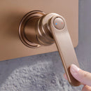 Ducha De Parede Spa Inox Jato Monocomando Completo Ovale