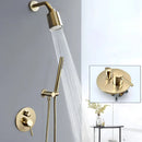 Ducha De Parede Inox Completa À Gás Monocomando Calla
