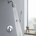 Ducha De Parede Inox Completa À Gás Monocomando Calla